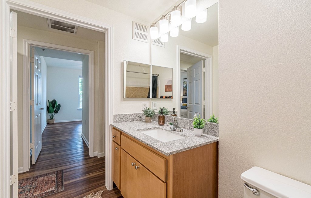 Bathroom Bathroom at Capitol Crossing, Austin, TX 78744